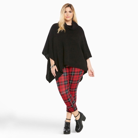 torrid Pants - Torrid Cropped Slim Fit Pixie Pant Red Plaid {F}
